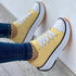 2022 Spring Low-top Women Single Shoes Thick-soled Candy Color Flats Female Canvas Shoes Summer Platform Large Size Lady Sneaker